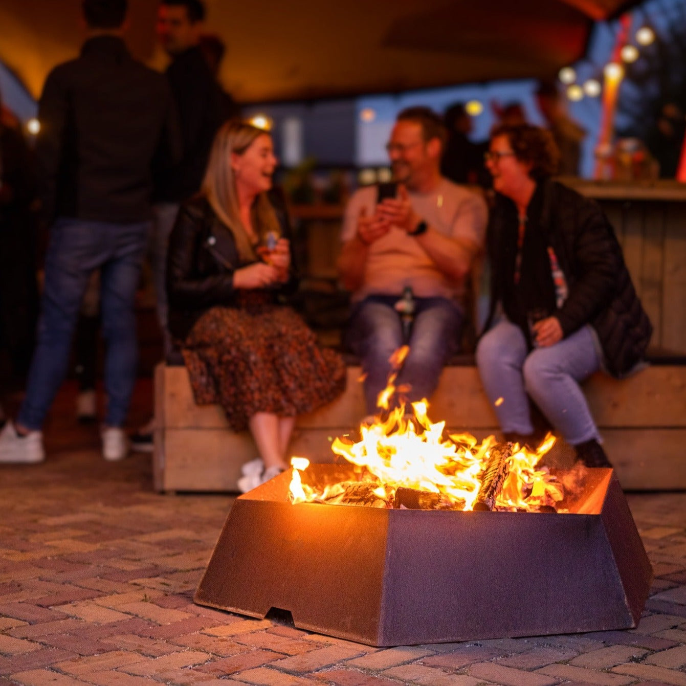 Forno Corten Steel Forma Fire Pit (7602979373249)