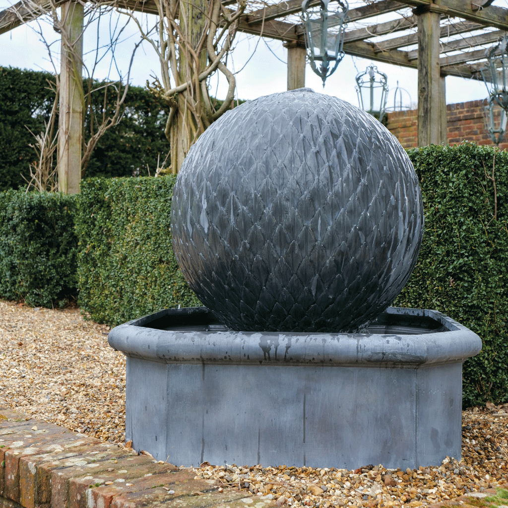 Octagonal Leaf Ball Water Fountain (10172244132033)
