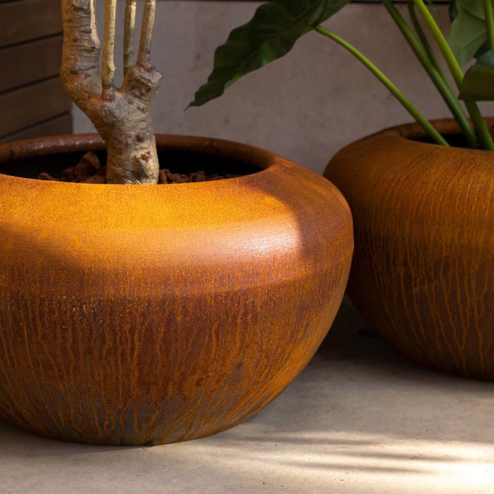 Corten Steel Onyx Planter (7620707418305)