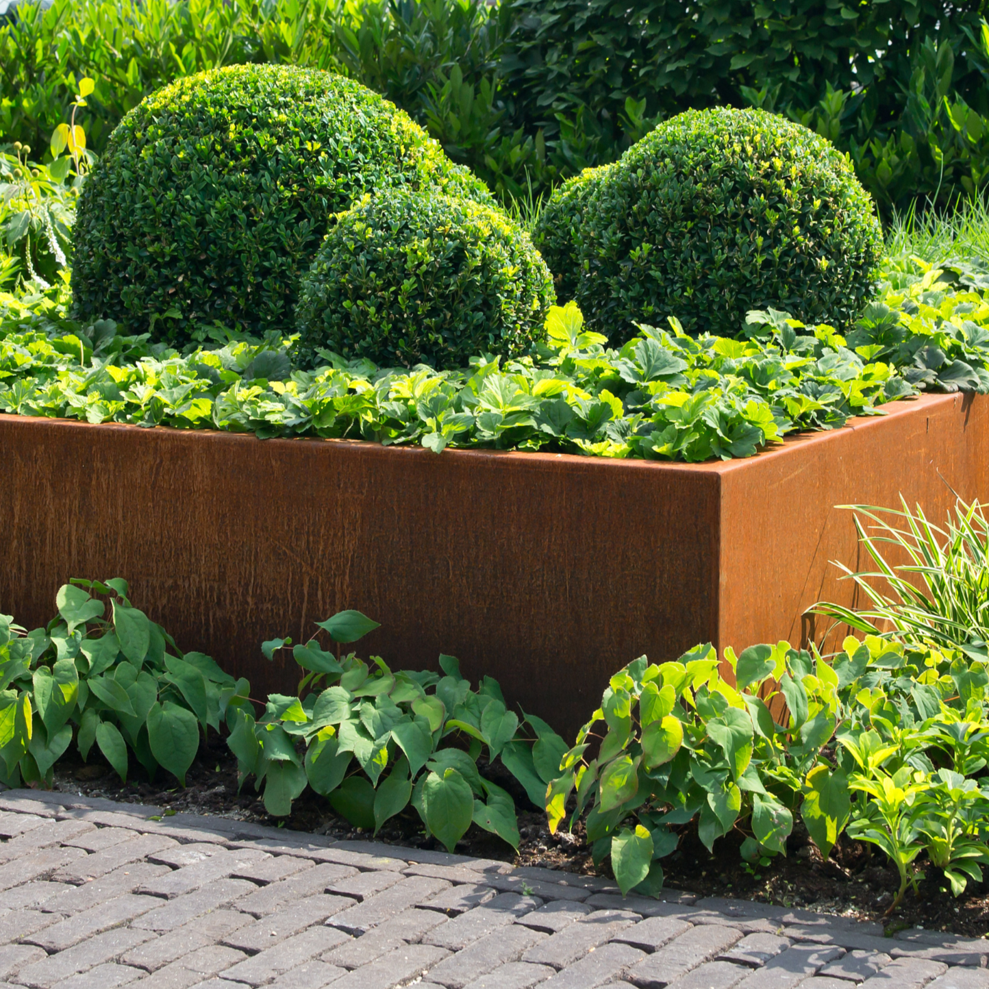 Bramham Corten Steel Trough Planter (7655894581441)