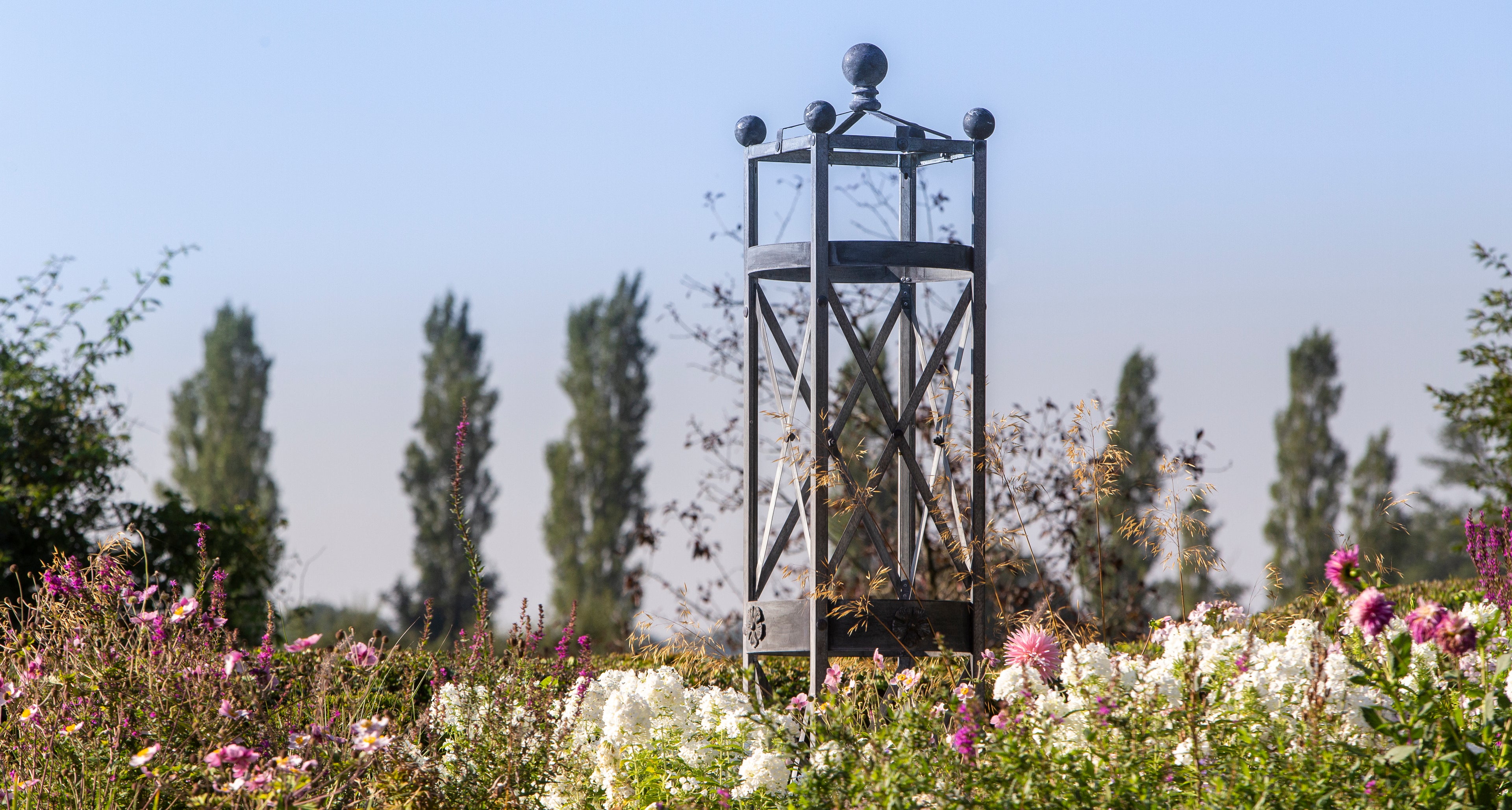 Garden Obelisk Traditional Zinc