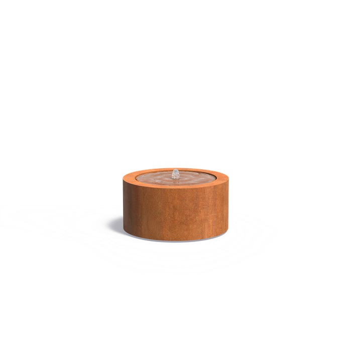 Corten Steel Circular Water Table (6734588018881)
