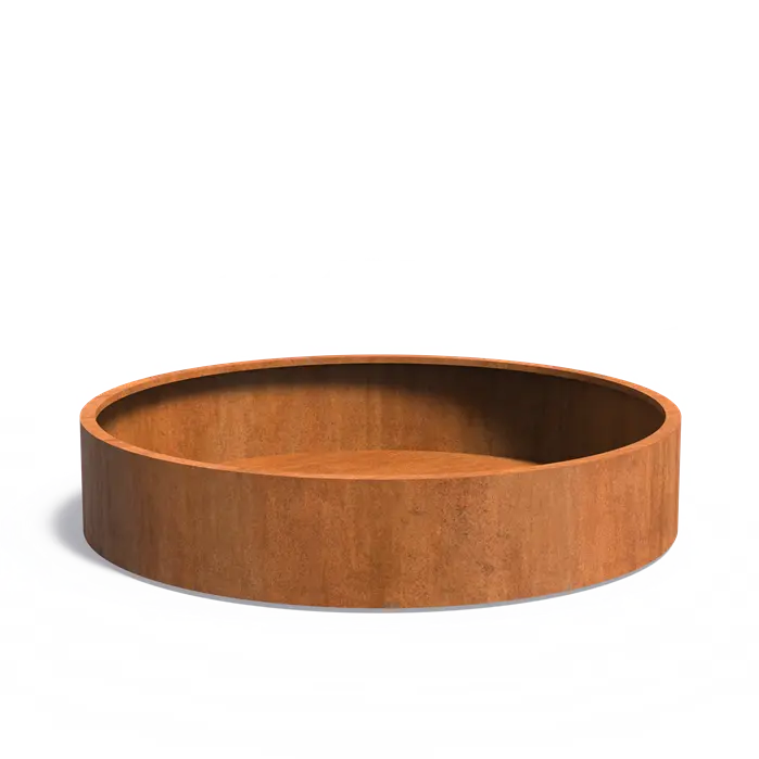 Corten Steel Circum Cylinder Planter