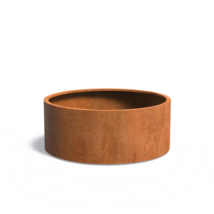 Corten Steel Circum Cylinder Planter