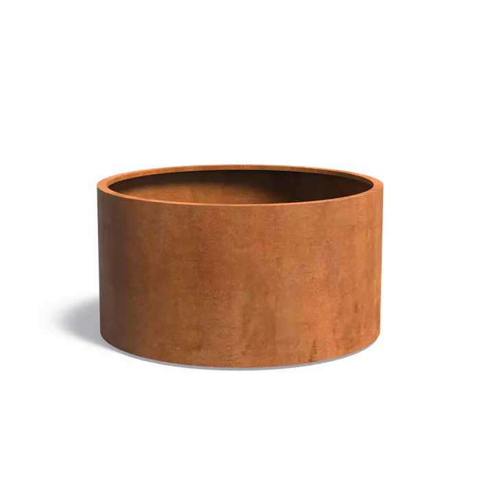 Corten Steel Circum Cylinder Planter