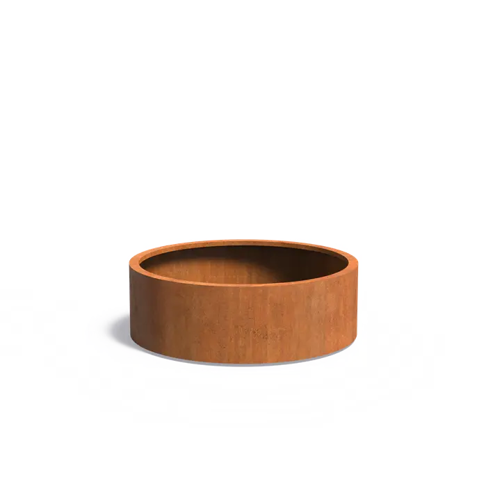 Corten Steel Circum Cylinder Planter