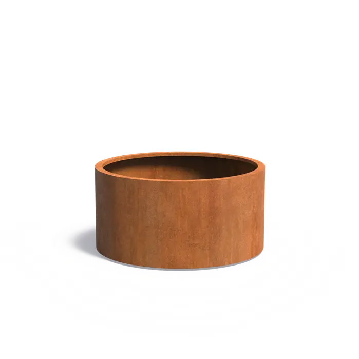 Corten Steel Circum Cylinder Planter