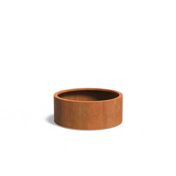 Corten Steel Circum Cylinder Planter
