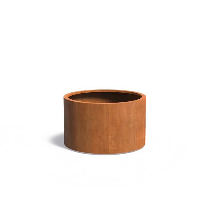 Corten Steel Circum Cylinder Planter