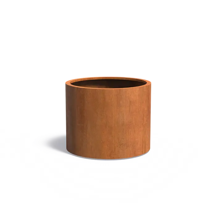 Corten Steel Circum Cylinder Planter