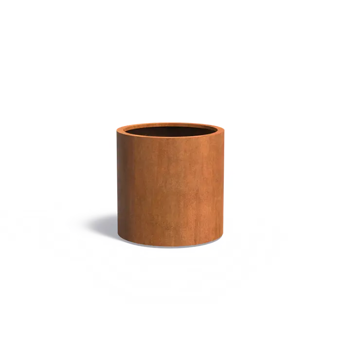 Corten Steel Circum Cylinder Planter