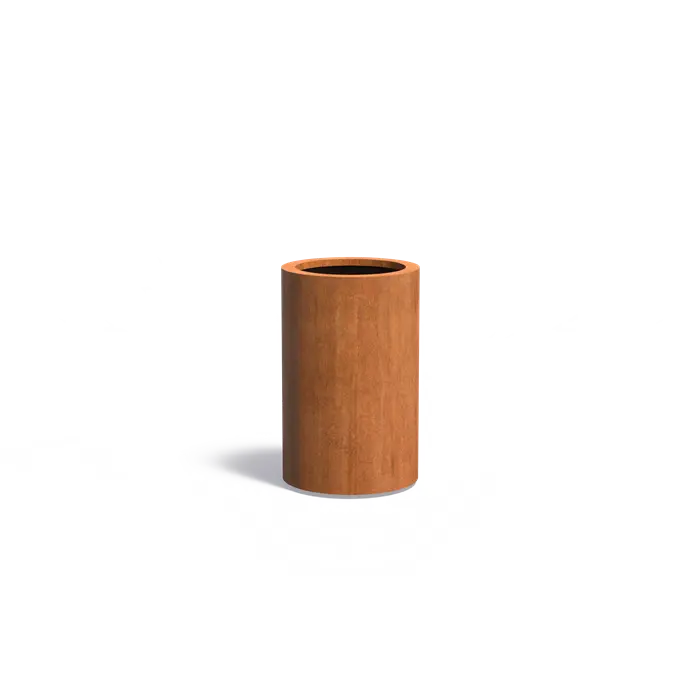 Corten Steel Circum Cylinder Planter