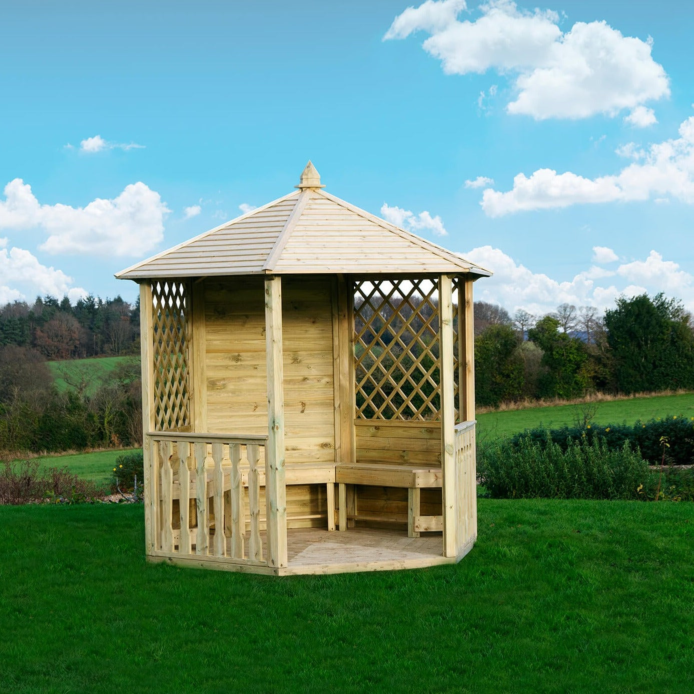 Pressure Treated Clifton Gazebo (7714201469121)
