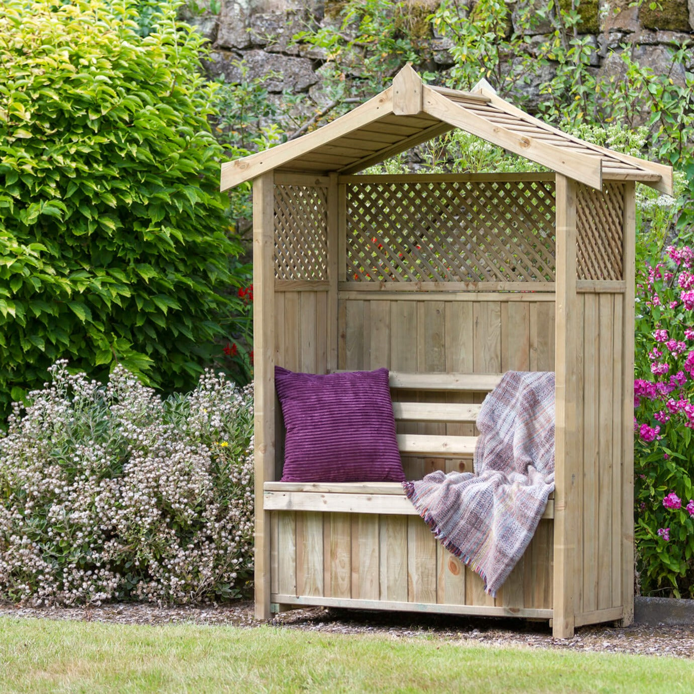 Dorset Arbour with Storage Box (7714065678529)