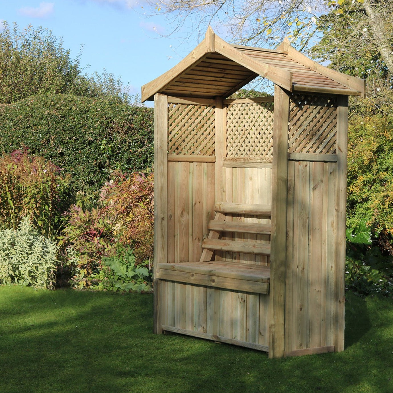 Dorset Arbour with Storage Box (7714065678529)