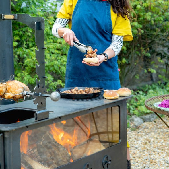Large Outdoor Wood Burner BBQ Kitchen (10150159122625)