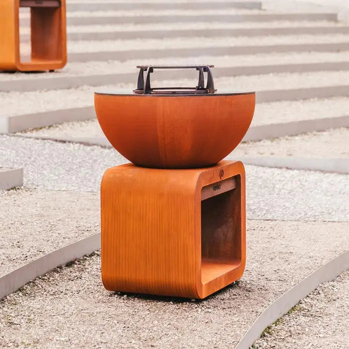 Corten Steel Seare Bole Plancha Grill