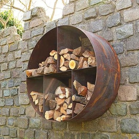 Circular Corten Steel Logg Ronde Store (7544796610753)