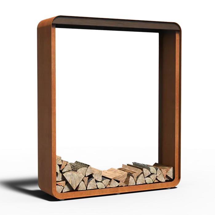 Corten Steel Upright Serra Log Store