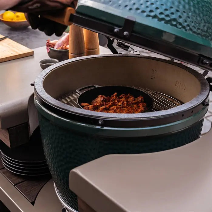 Big Green Egg Kamado Corten steel kitchen work station