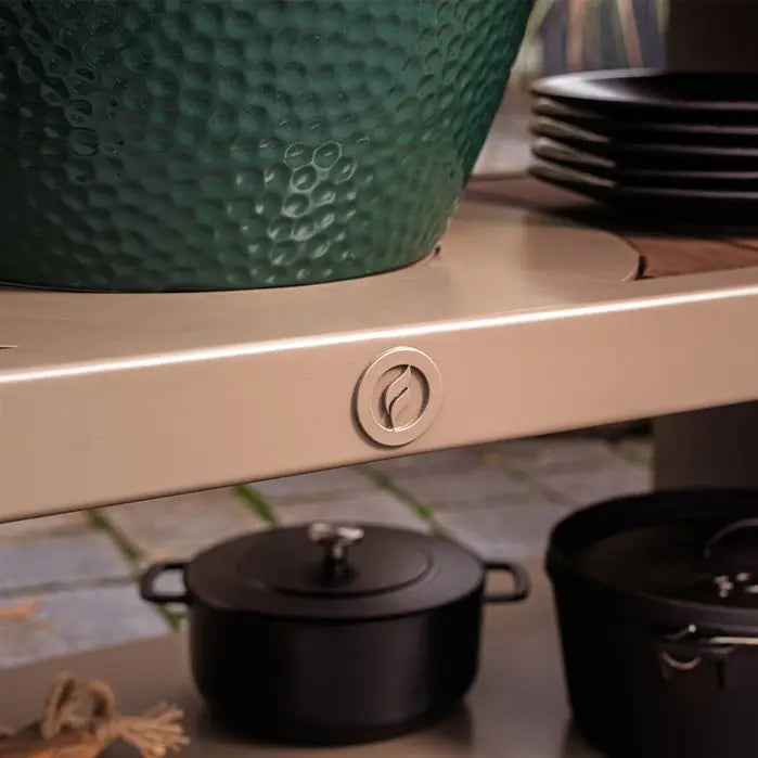 Big Green Egg Kamado Corten steel kitchen work station