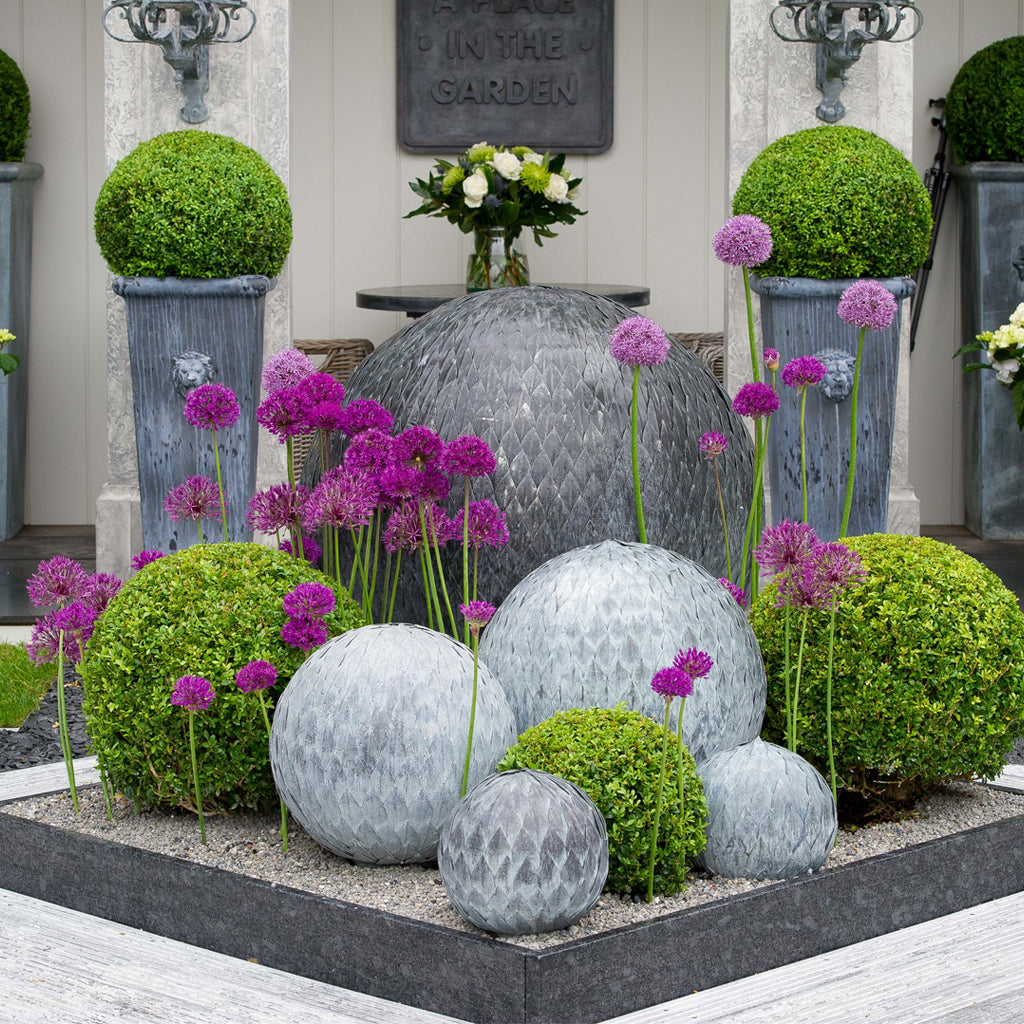 Galvanised Steel Leaf Balls (10191400206529)