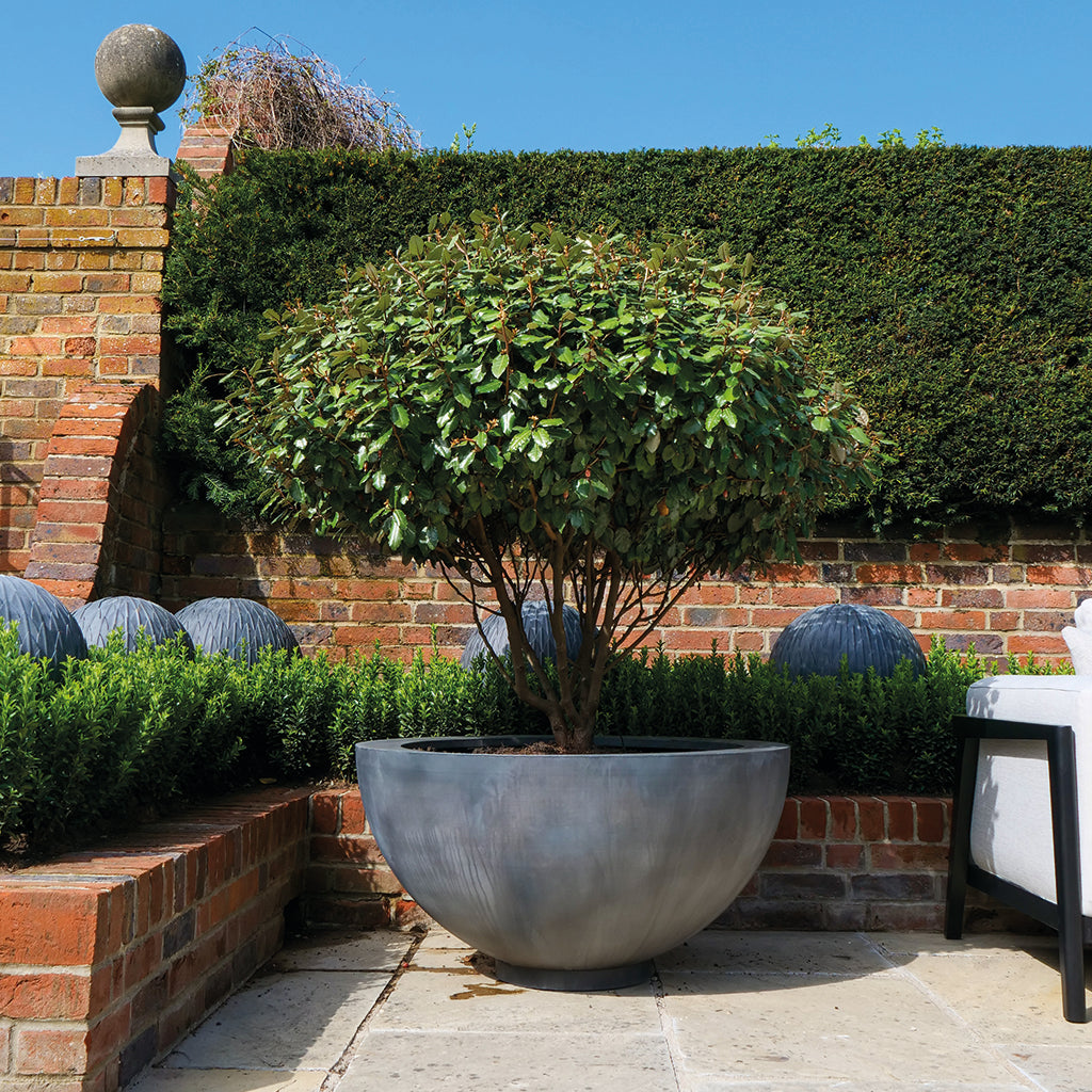 Luna Galvanised Steel Planter (10174923473089)