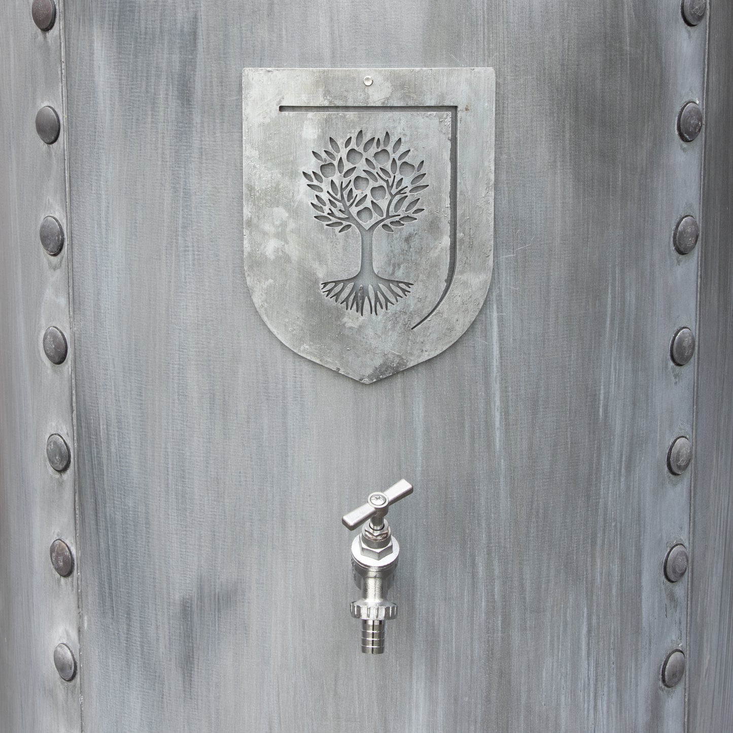 Galvanised Steel RHS Endorsed Round Water Butt (15008029573505)
