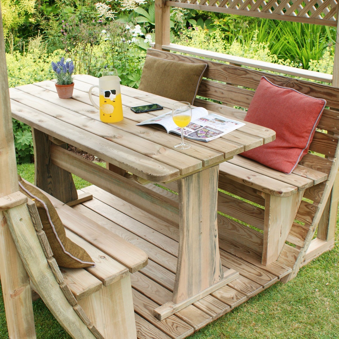 Noah's Arbour Pressure Treated Timber Garden Arbour (7714126004417)