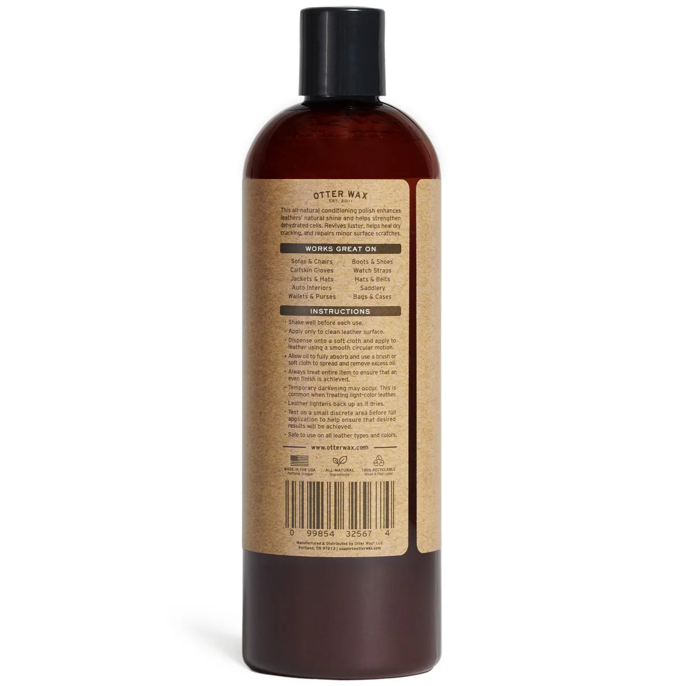 Otter Wax Conditioning Leather Oil (10475797807297)