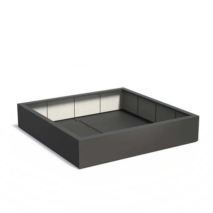 Fibreglass Square Carrez Planter (15020099338625)