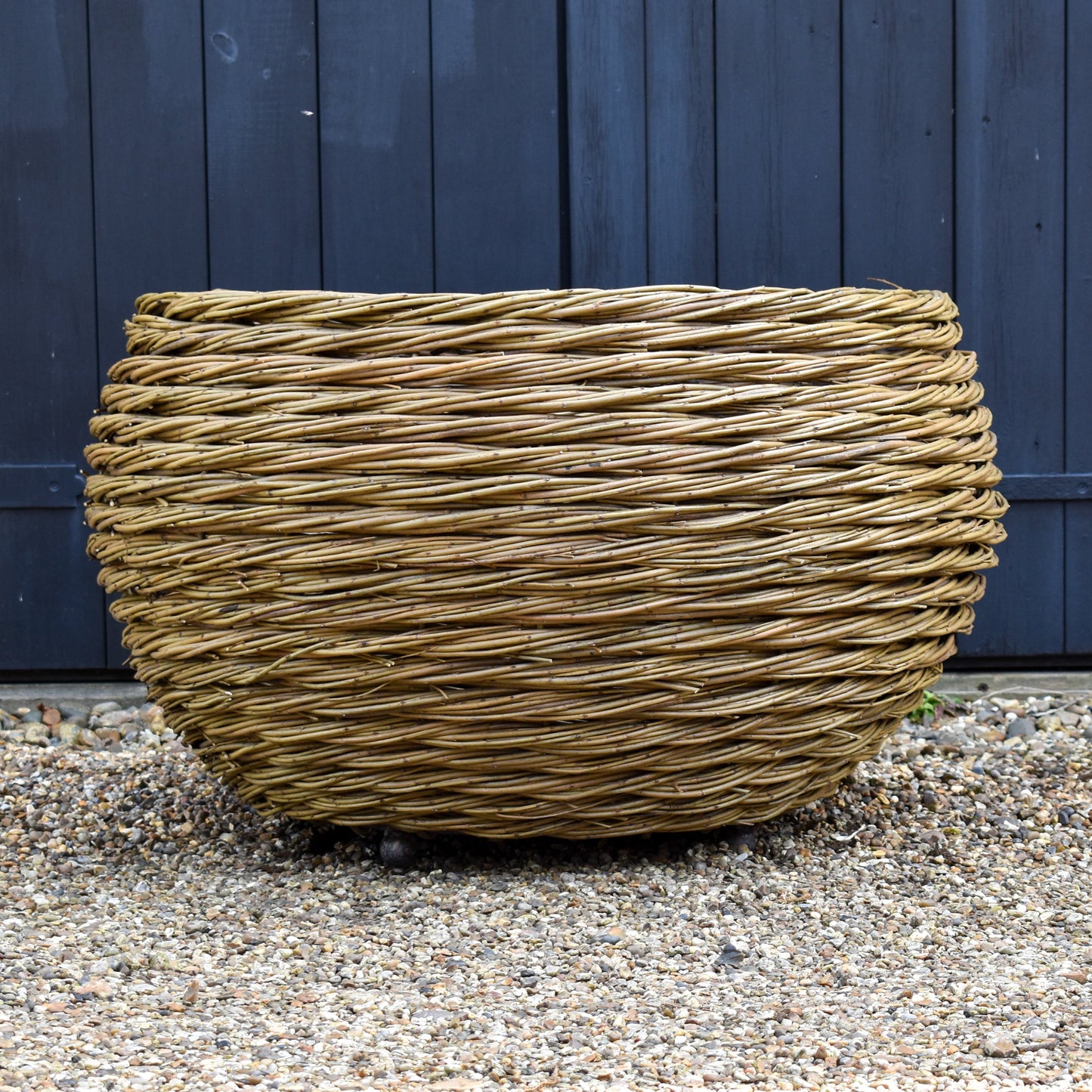 Large Woven Willow Round Planter (15038521213313) (15065096028545) (15065098715521)