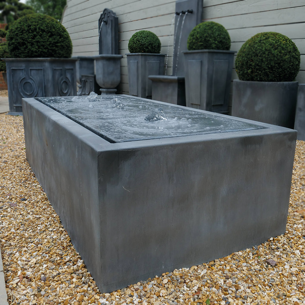 Qube Galvanised Steel Rectangular Water Table (10170271563969)