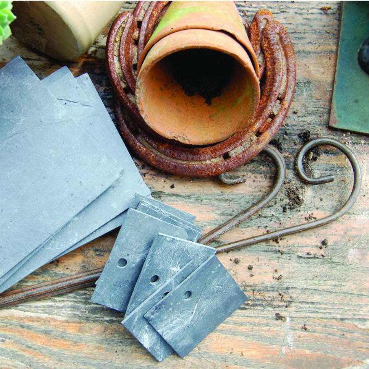 Set of 4 Steel Plant Label Stakes (7716856430785)