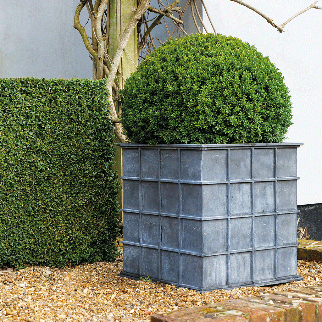 Sienna Square Galvanised Steel Planter (10175678742721)