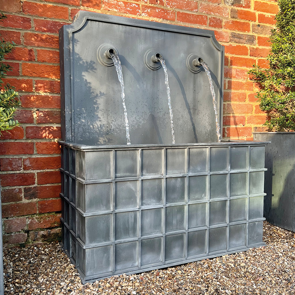 Galvanised Zinc Sienna Rectangular Water Fountain (10172508012737)