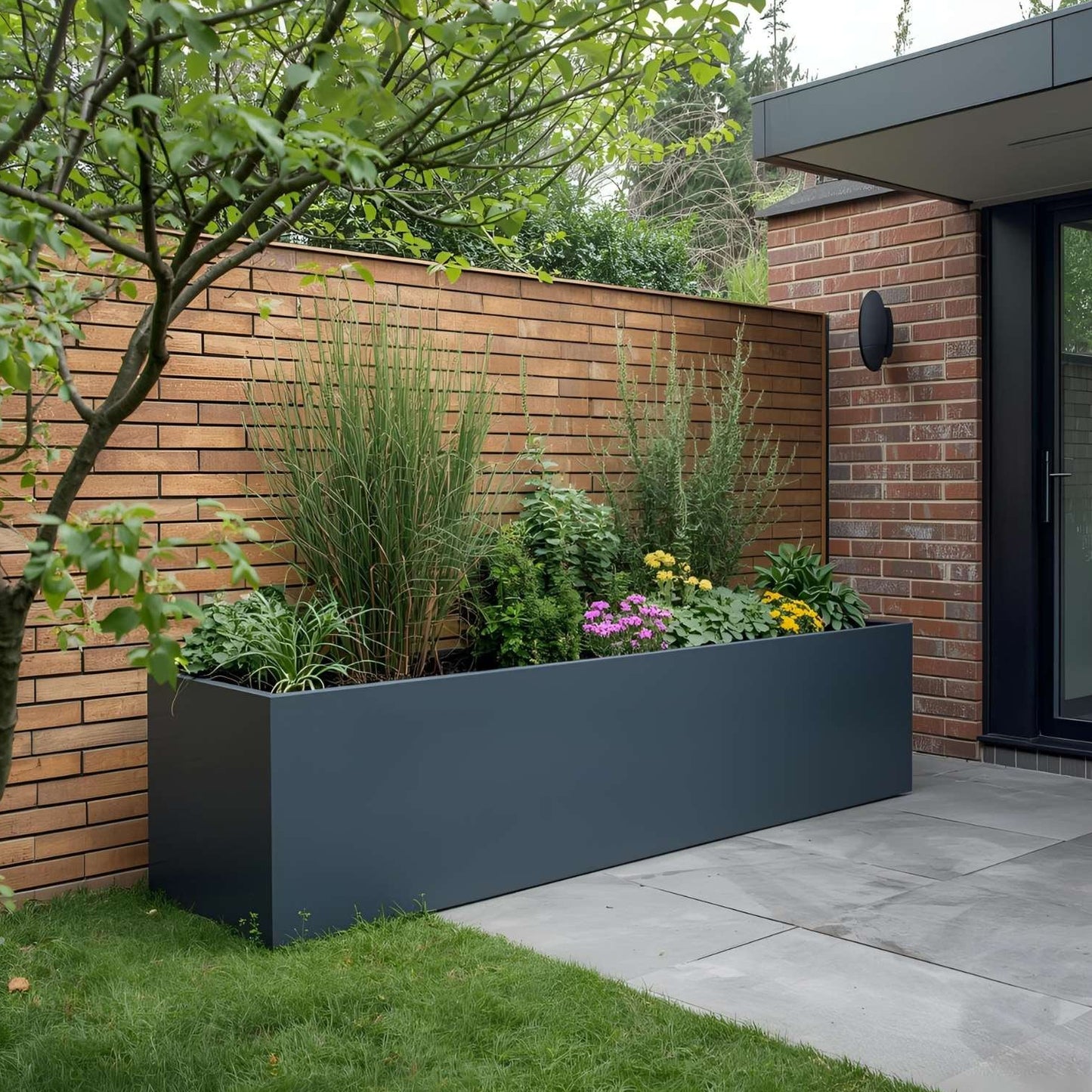 Rudding Powder Coated Trough Planter