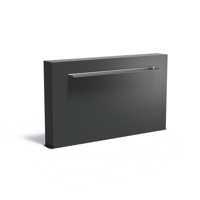 Freestanding Aluminium Pond Wall With Blade Waterfall (10136982913217)