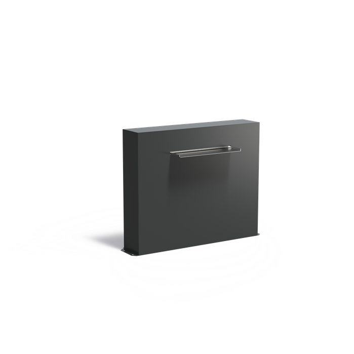 Freestanding Aluminium Pond Wall With Blade Waterfall (10136982913217)
