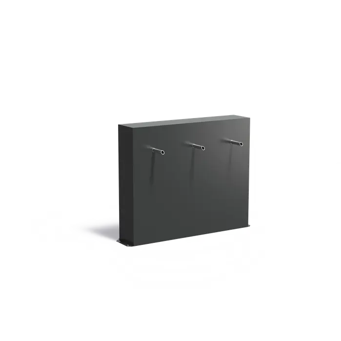 Freestanding Aluminium Pond Wall With Spouts (15021138805121)