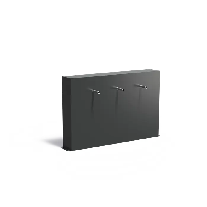 Freestanding Aluminium Pond Wall With Spouts (15021138805121)