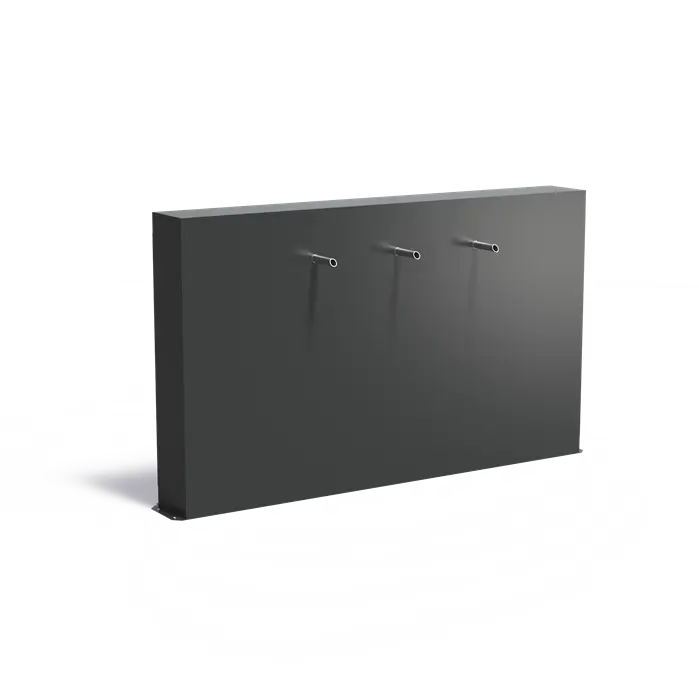 Freestanding Aluminium Pond Wall With Spouts (15021138805121)