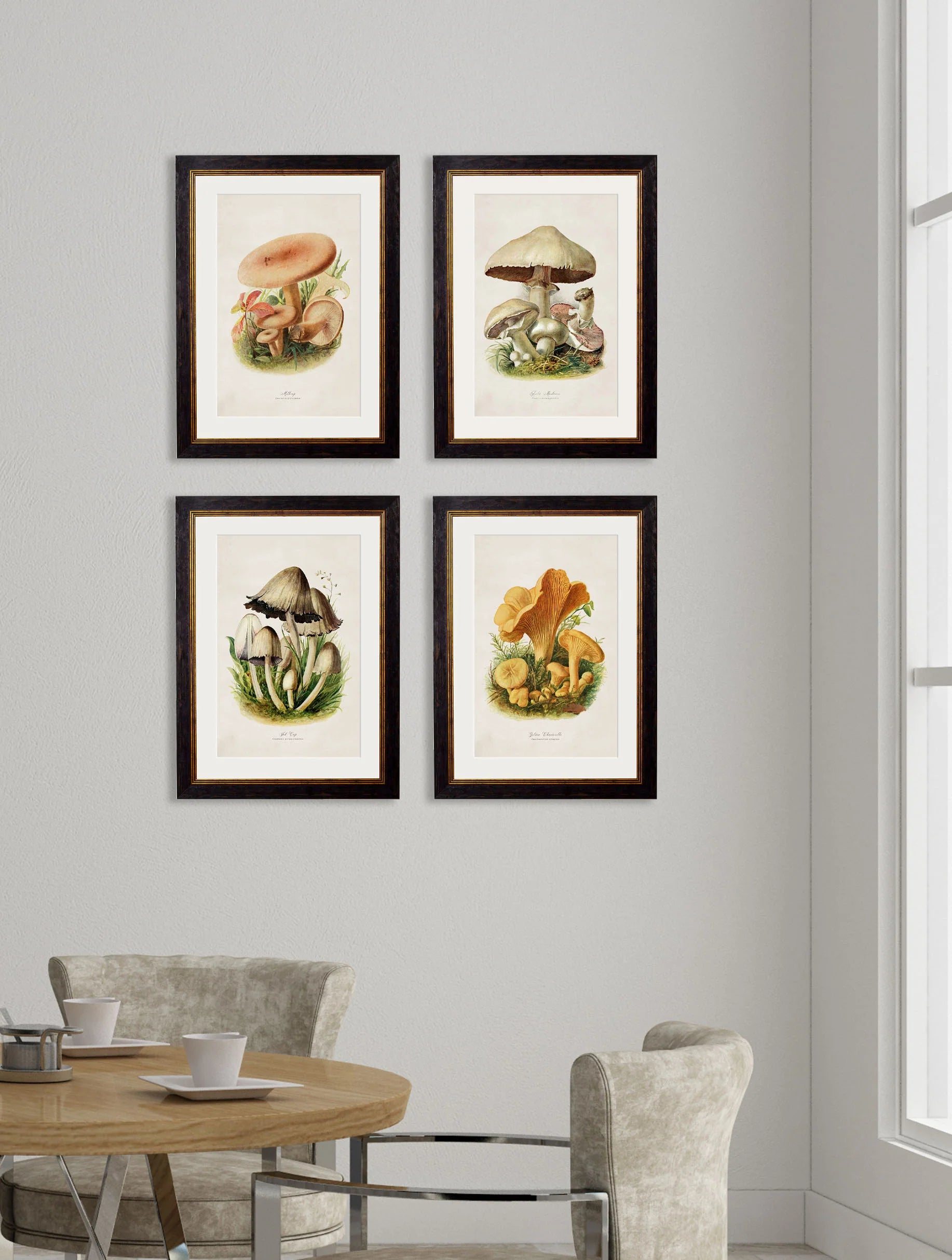 Edible Mushrooms c.1913 Framed Prints (7702923444417)