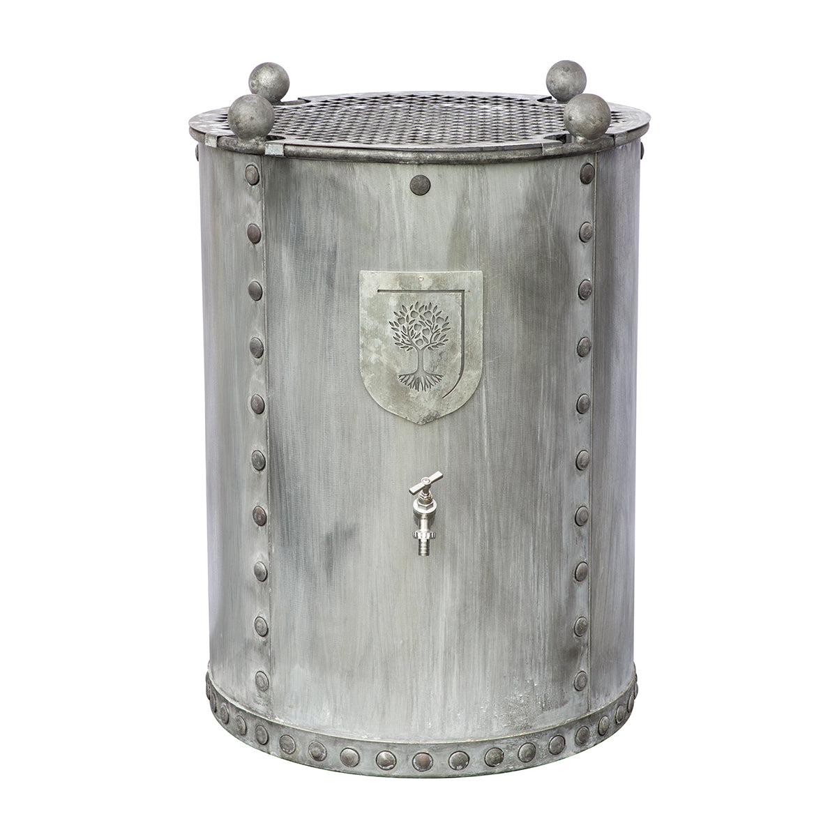 Galvanised Steel RHS Endorsed Round Water Butt (15008029573505)
