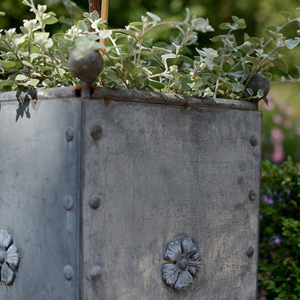 Traditional Galvanised Steel Planter (7701944631489)