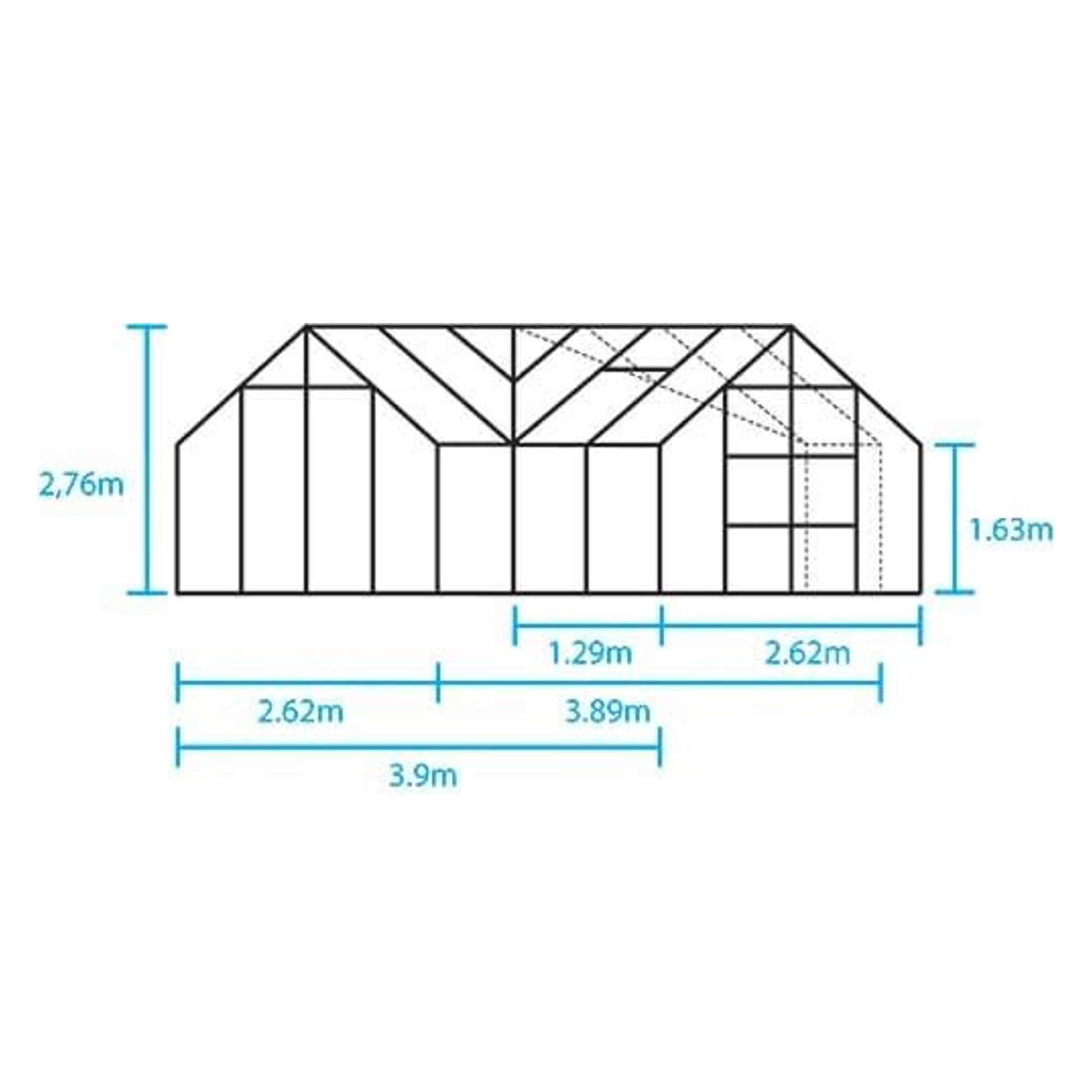 Halls Garden Room Greenhouse (6229071102145)