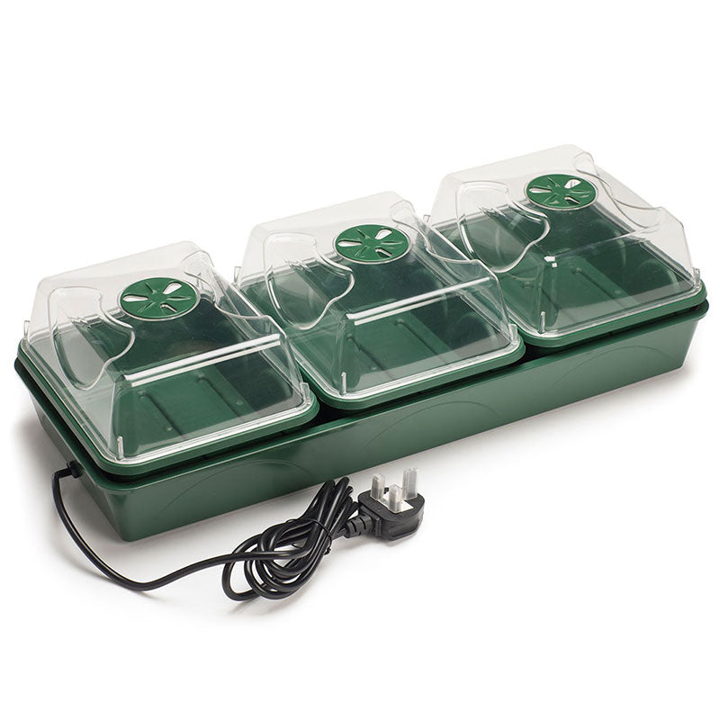 EarlyGrow 3-Bay Self-Watering Heated Propagator (755126108220)