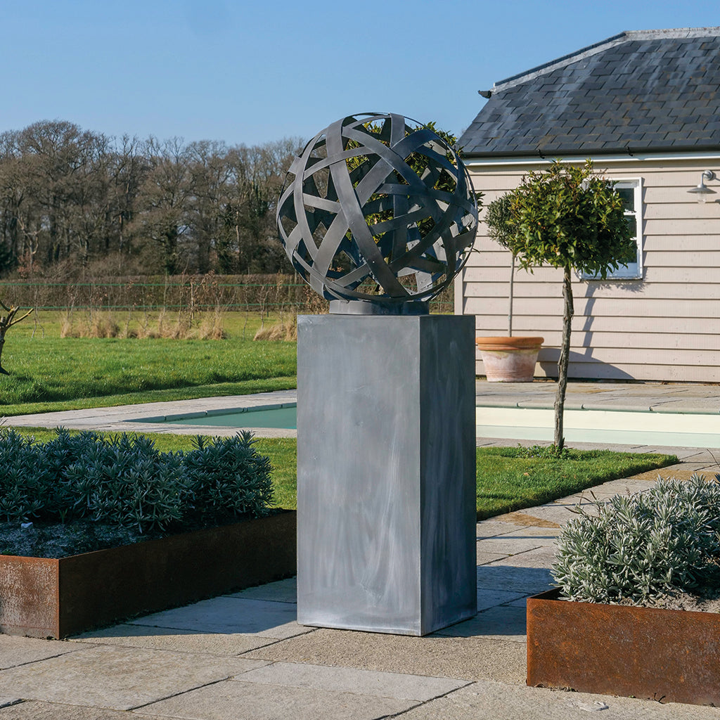 Qube Galvanised Steel Pedestal (10191464464577)