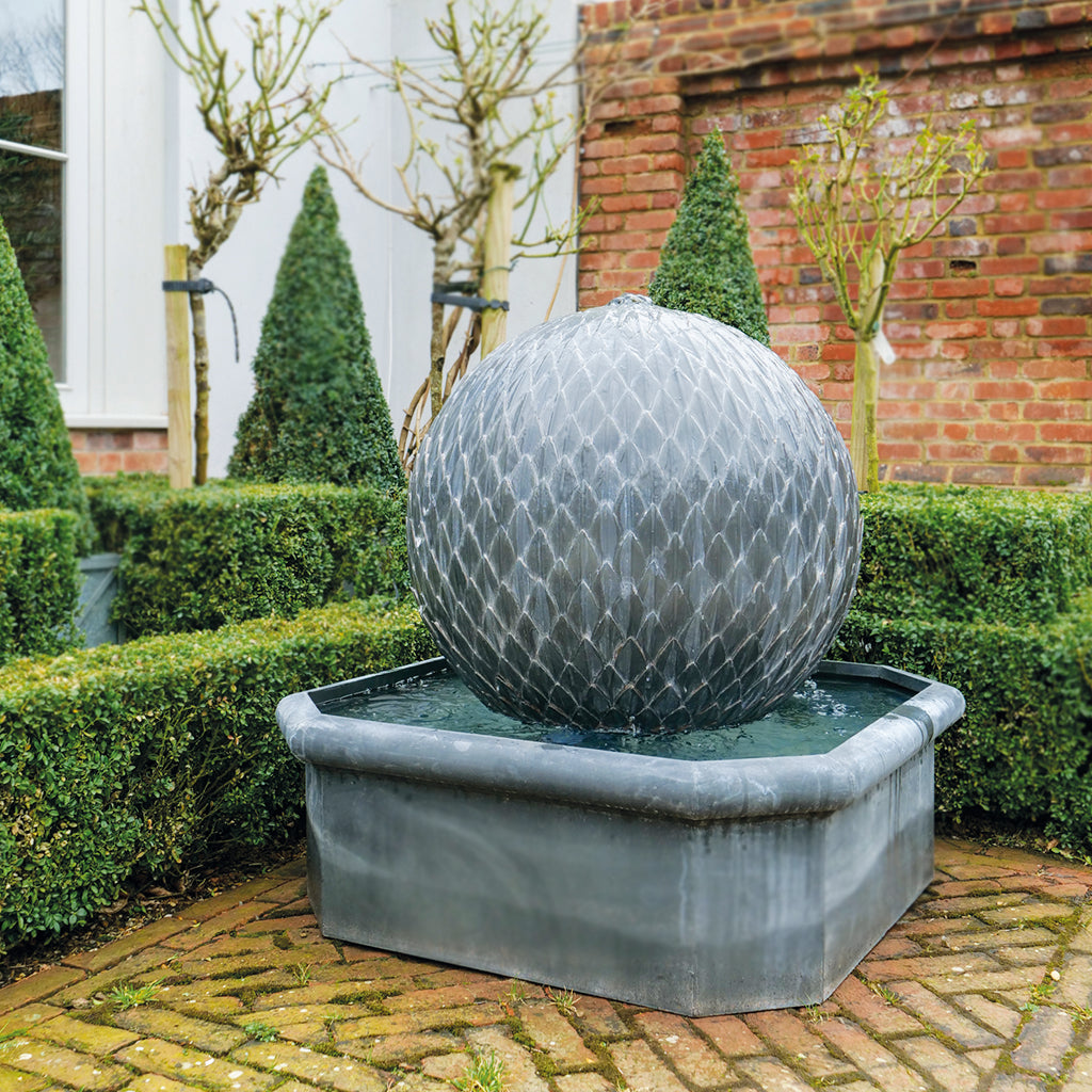 Octagonal Leaf Ball Water Fountain (10172244132033)