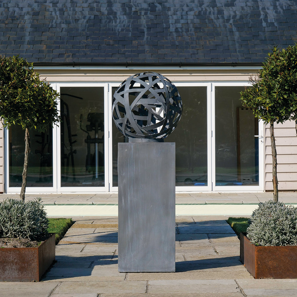 Qube Galvanised Steel Pedestal (10191464464577)